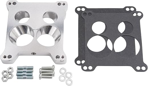 Edelbrock Four-Hole Square-Bore Carburetor Adapter 2696