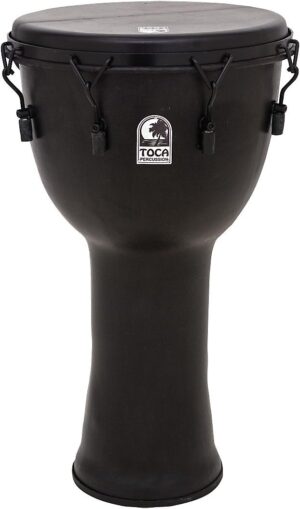 Toca Freestyle Mechanically Tuned Djembe – Black Mamba