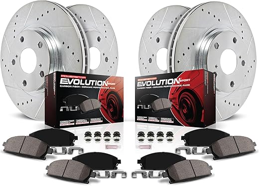 Power Stop Front And Rear Z23 Carbon Fiber Brake Kit K8006