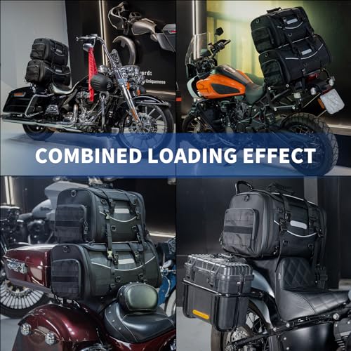 FVMOTO Expandable Motorcycle Tail Bag 40-60L - Image 2
