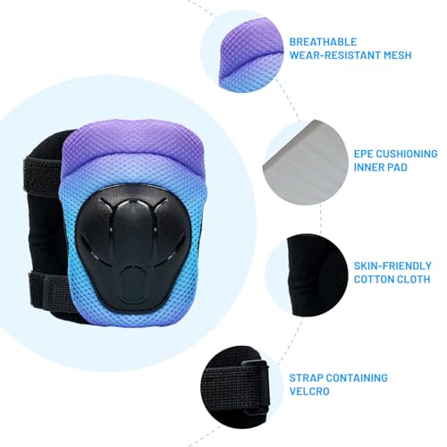 G GEQID Kids Knee Pads Elbow Pads Set - Image 4