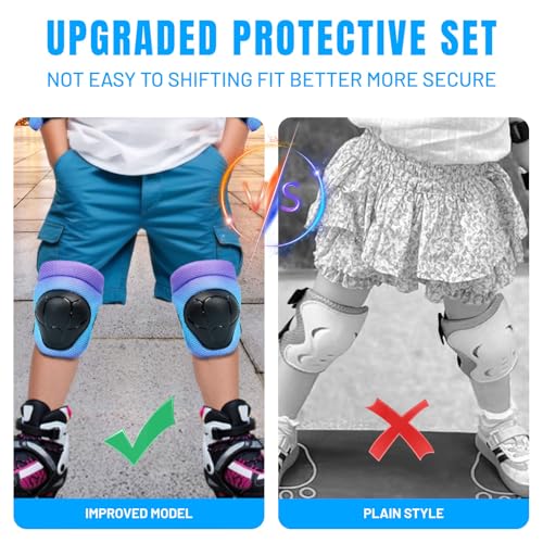 G GEQID Kids Knee Pads Elbow Pads Set - Image 5