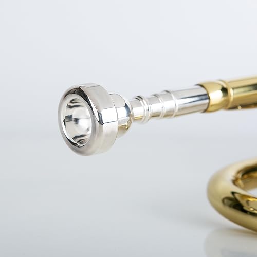 GLORY Silver Plated Bb Trumpet Mouthpiece, 7c - Image 2