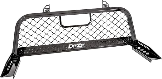 DEE ZEE Gloss Black Aluminum Mesh Cab Rack DZ95050RB