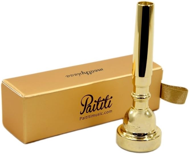 Paititi Gold Plated Bb 3C Trumpet Mouthpiece