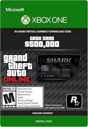 Rockstar Games Grand Theft Auto V Bull Shark Cash Card