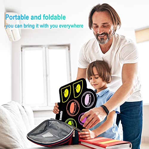 GrowDaily Kids Electric Drum Set, 9 Pads With Stand - Image 4