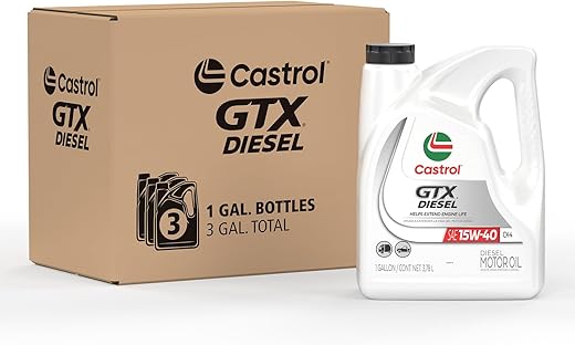 Castrol GTX CK-4 Diesel Motor Oil, 15W-40