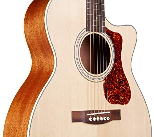 Guild OM-240CE Acoustic-Electric Guitar Natural - Image 4