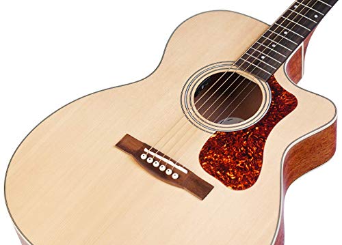 Guild OM-240CE Acoustic-Electric Guitar Natural - Image 5