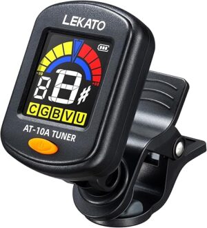 LEKATO Guitar Tuner Rechargeable Clip On Tuner