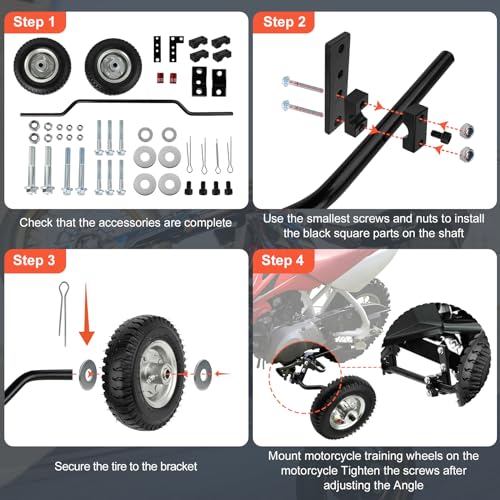 Harsire Compatible Dirt Bike Training Wheels 50cc - Image 4