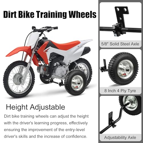 Harsire Compatible Dirt Bike Training Wheels 50cc - Image 5
