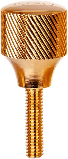 KGUBrass Heavy Saxophone Neck Screws, Gold Plated