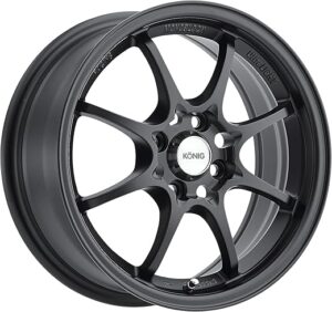 KÖNIG Helium Matte Black Wheel (15×6.5/4x100mm)