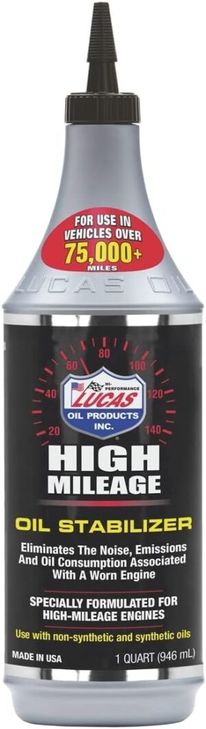Lucas Oil High Mileage Oil Stabilizer – 1 Quart