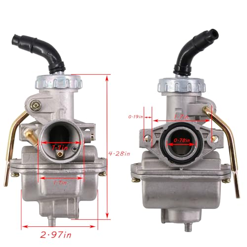 HOOAI PZ20 Carburetor For 50cc-125cc ATV - Image 2