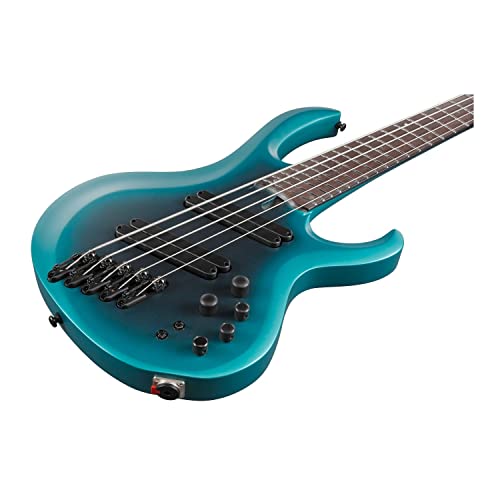 Ibanez BTB605MS Bass Guitar - Cerulean Aura - Image 4