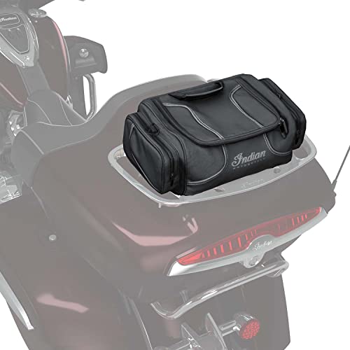 Indian Motorcycle Spirit Lake Rack Bag, Black - Image 3