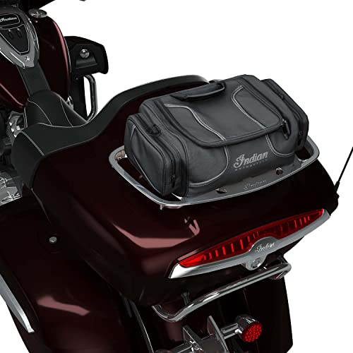 Indian Motorcycle Spirit Lake Rack Bag, Black - Image 2