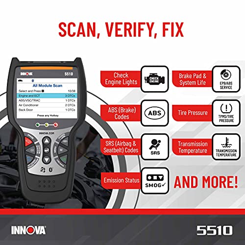 Innova OBD2 Scanner 5510, All System Scantool - Image 2