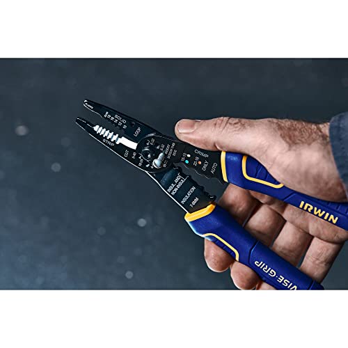 IRWIN Wire Stripper, 8 Inch, ProTouch Grip (2078309) - Image 5