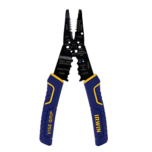 IRWIN Wire Stripper, 8 Inch, ProTouch Grip (2078309) - Image 2
