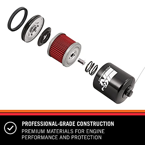 K&N Motorcycle Oil Filter: High Performance, KN-113 - Image 2