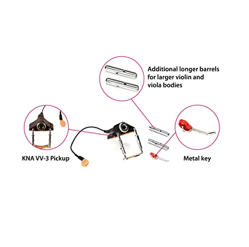 KNA VV-3 Portable Violin/Viola Piezo Pickup - Image 5
