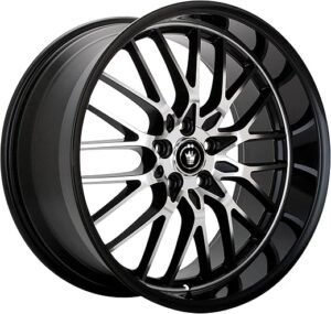 KÖNIG Lace Black Wheel Machined Face (17×7″/5x100mm)
