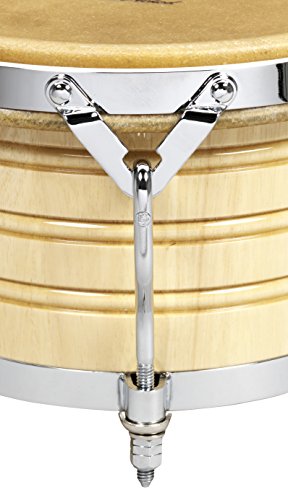 Latin Percussion Bongo Drum LP201A-3, Natural/Chrome - Image 4