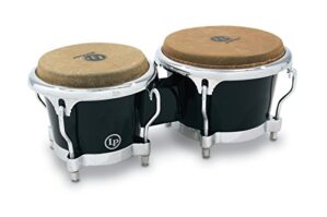 Latin Percussion LP200XFBK Black Fiberglass Bongos