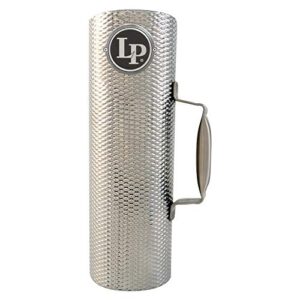 Latin Percussion Merengue Guiro, Silver, Black LP305