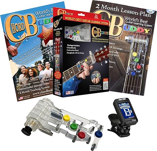 ChordBuddy Left Handed Guitar Learning System With Tuner
