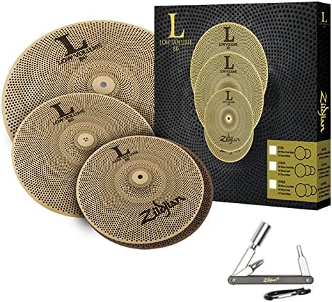 Avedis Zildjian Company LV348 L80 Low Volume Cymbal Set