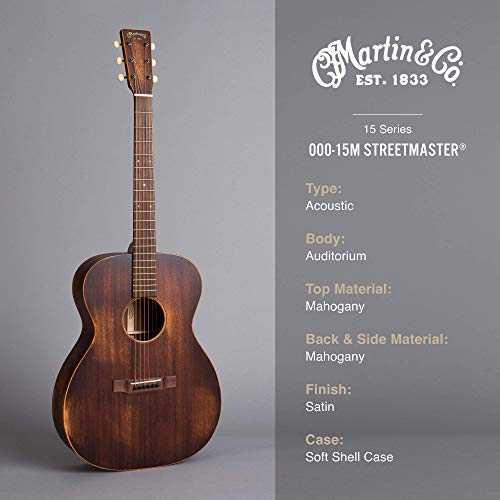 MARTIN 000-15M StreetMaster Acoustic Guitar, Mahogany - Image 5