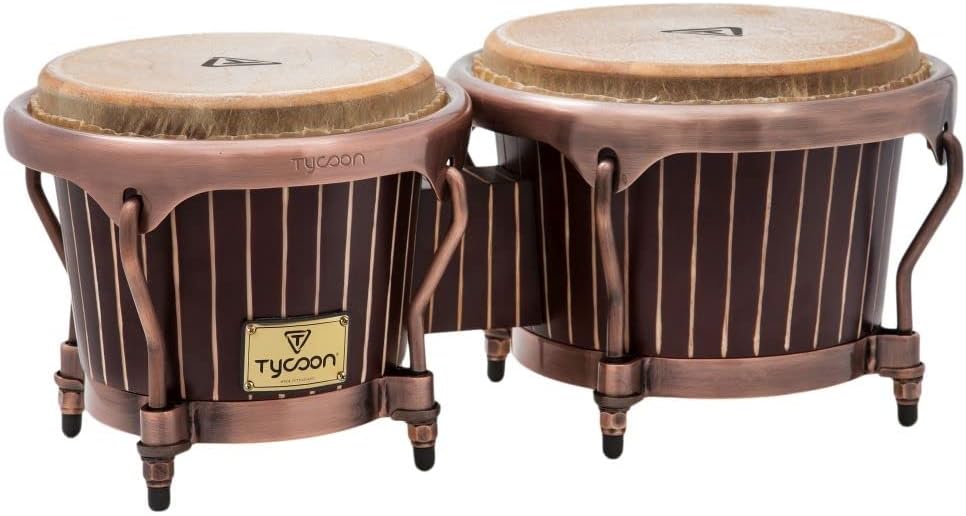 Tycoon Percussion Master Hand-Crafted Pinstripe Series Bongos
