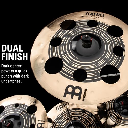 Meinl Cymbals Classics Custom Dual 16" Trash Crash Cymbal (CC16DUTRC) - Image 4