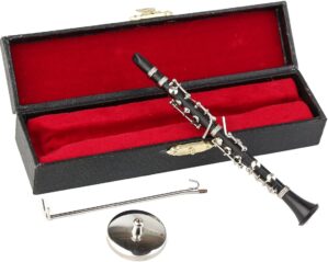 Seawoo Miniature Clarinet With Stand And Case (5.24″)