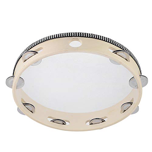 Musfunny 10 Inch Hand Held Tambourine Instrument - Image 5