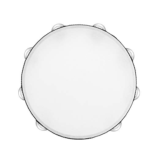 Musfunny 10 Inch Hand Held Tambourine Instrument - Image 2