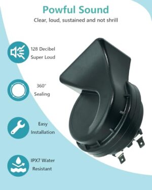 NEOGET Car Horn 12V Super Loud Universal Kit