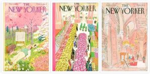 DFAIUY New Yorker Magazine Canvas Wall Art By Author’s Name