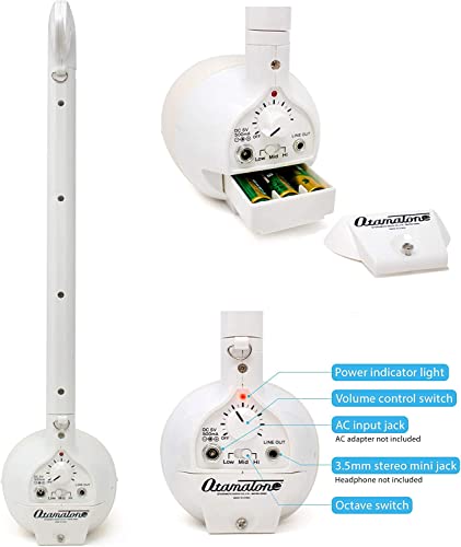 Otamatone Otamatone Deluxe Electronic Musical Instrument, White - Image 4