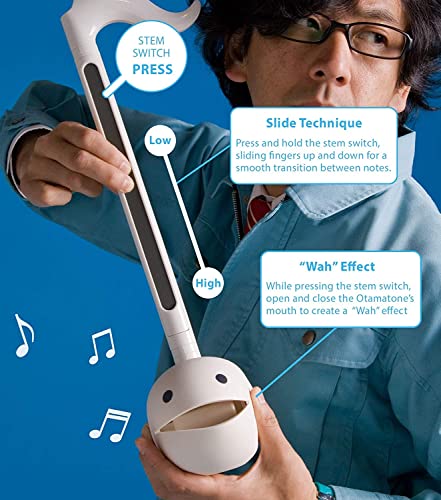 Otamatone Otamatone Deluxe Electronic Musical Instrument, White - Image 2