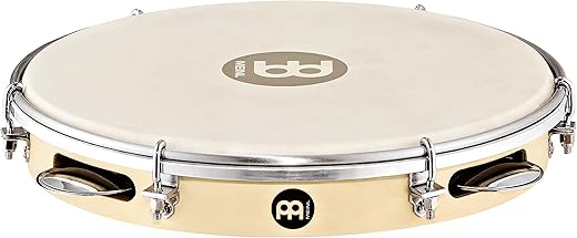 Meinl Percussion Pandeiro With Poplar Wood, 10” (PA10PW-M)