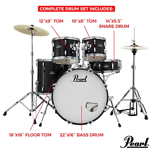 Pearl Roadshow Drum Set 5-Piece Kit RS525SC/C33 - Image 5