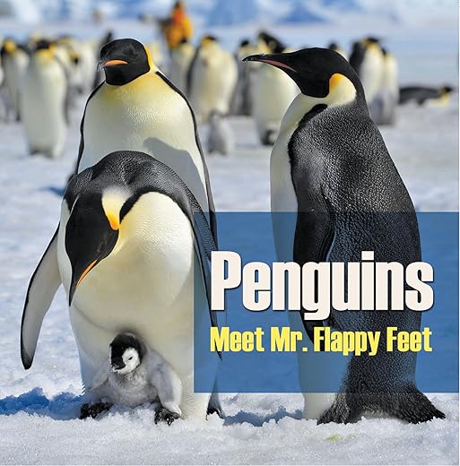Penguins - Meet Mr. Flappy Feet: Penguin Books For Kids By Author's Name