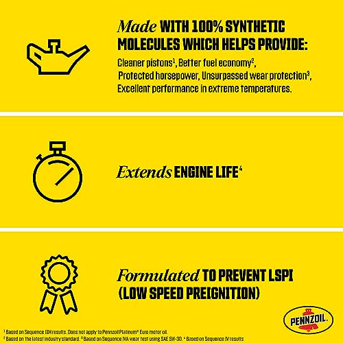 Pennzoil Platinum Full Synthetic 5W-30 Motor Oil - Image 4
