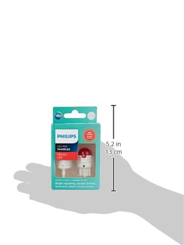 Philips automotive lighting Automotive 7443RLED Ultinon LED Bulb (Red) - Image 3